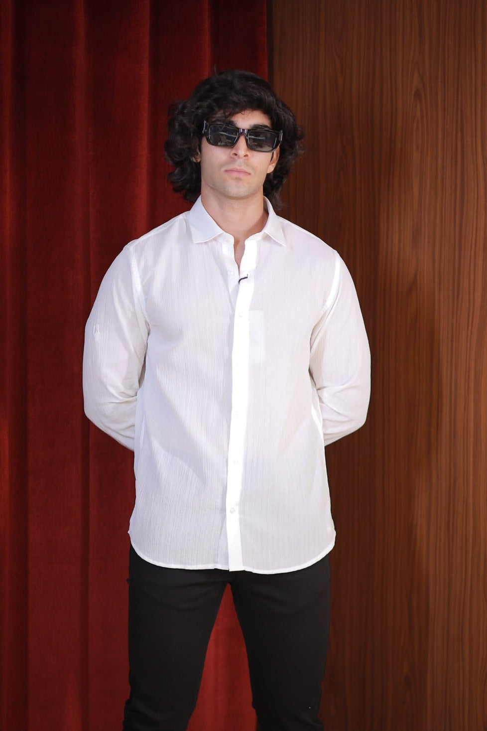 CLASSIC WHITE SEERSUCKER SHIRT