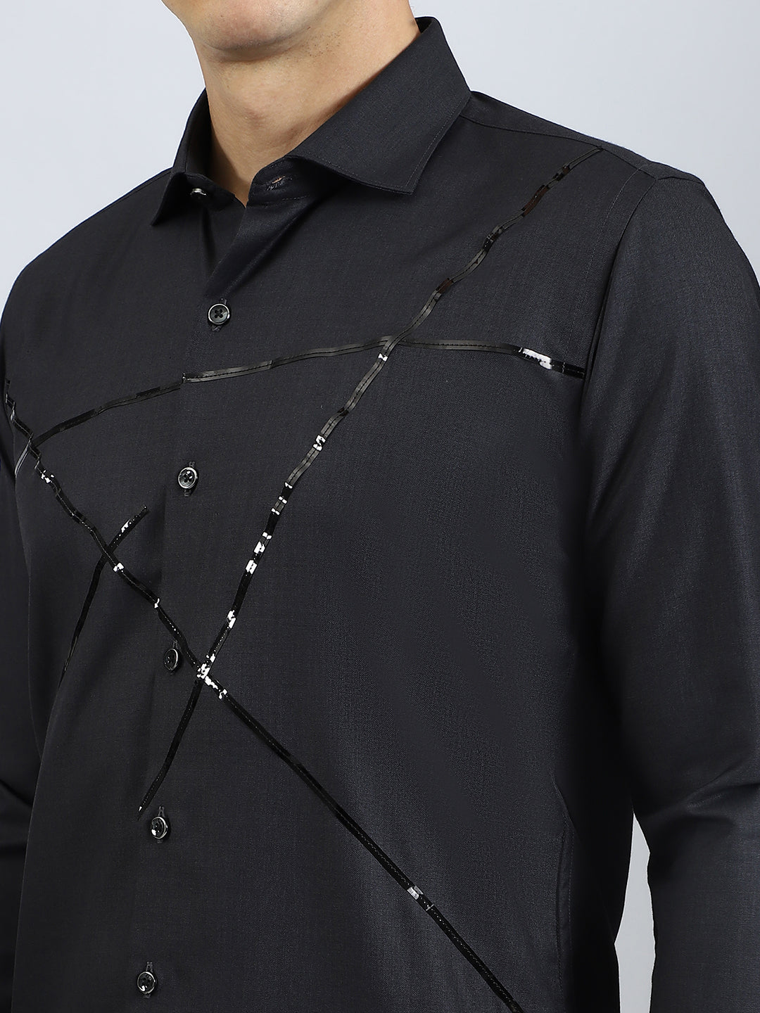 Grey Tape Shirt