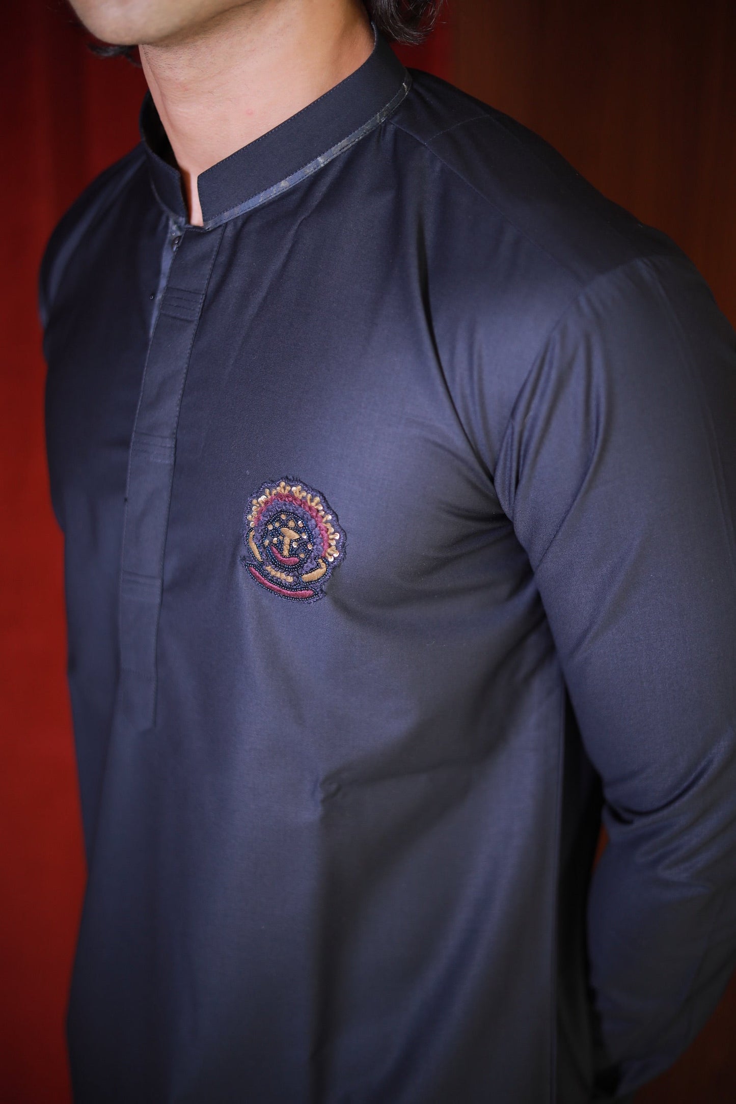CLASSIC NAVY KURTA SET