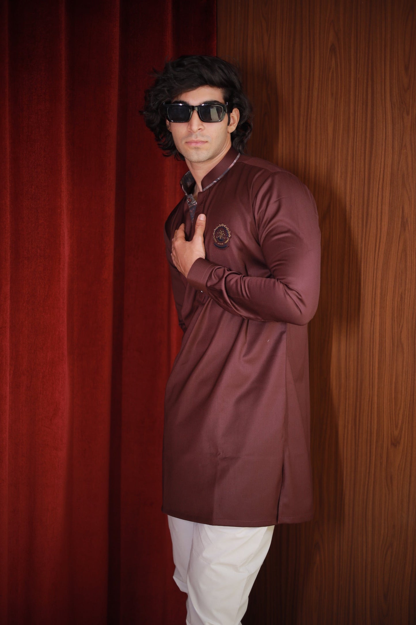 CLASSIC MAROON KURTA SET