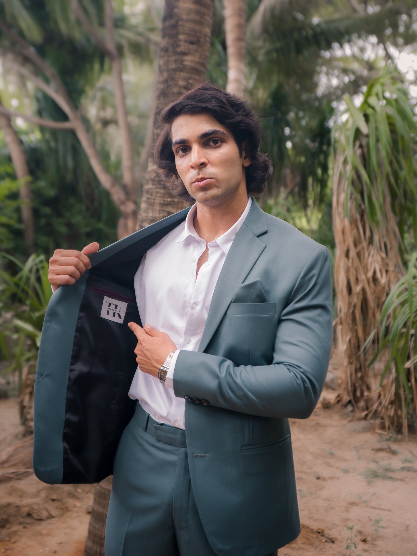 Teal Green Suit