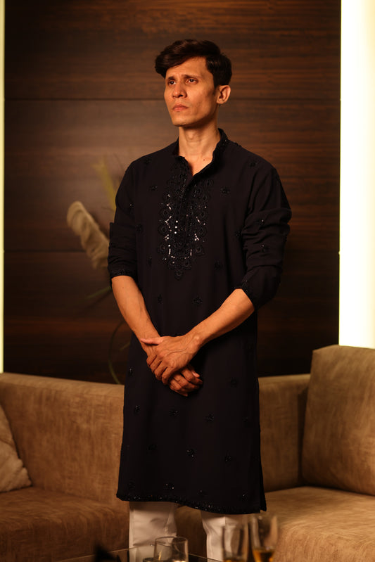 Dusk Embroidered Kurta