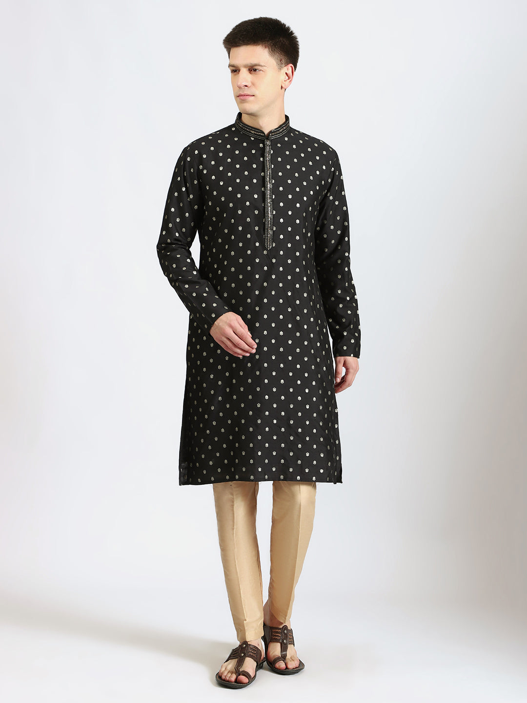 Traditional Black Kurta