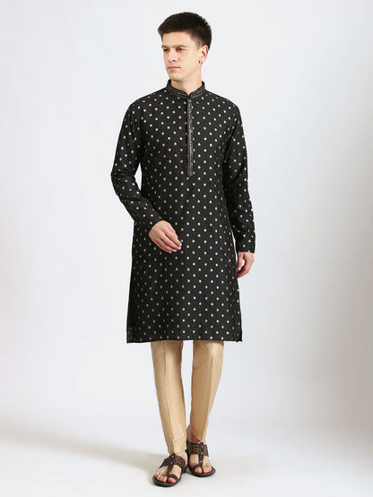 Traditional Black Kurta