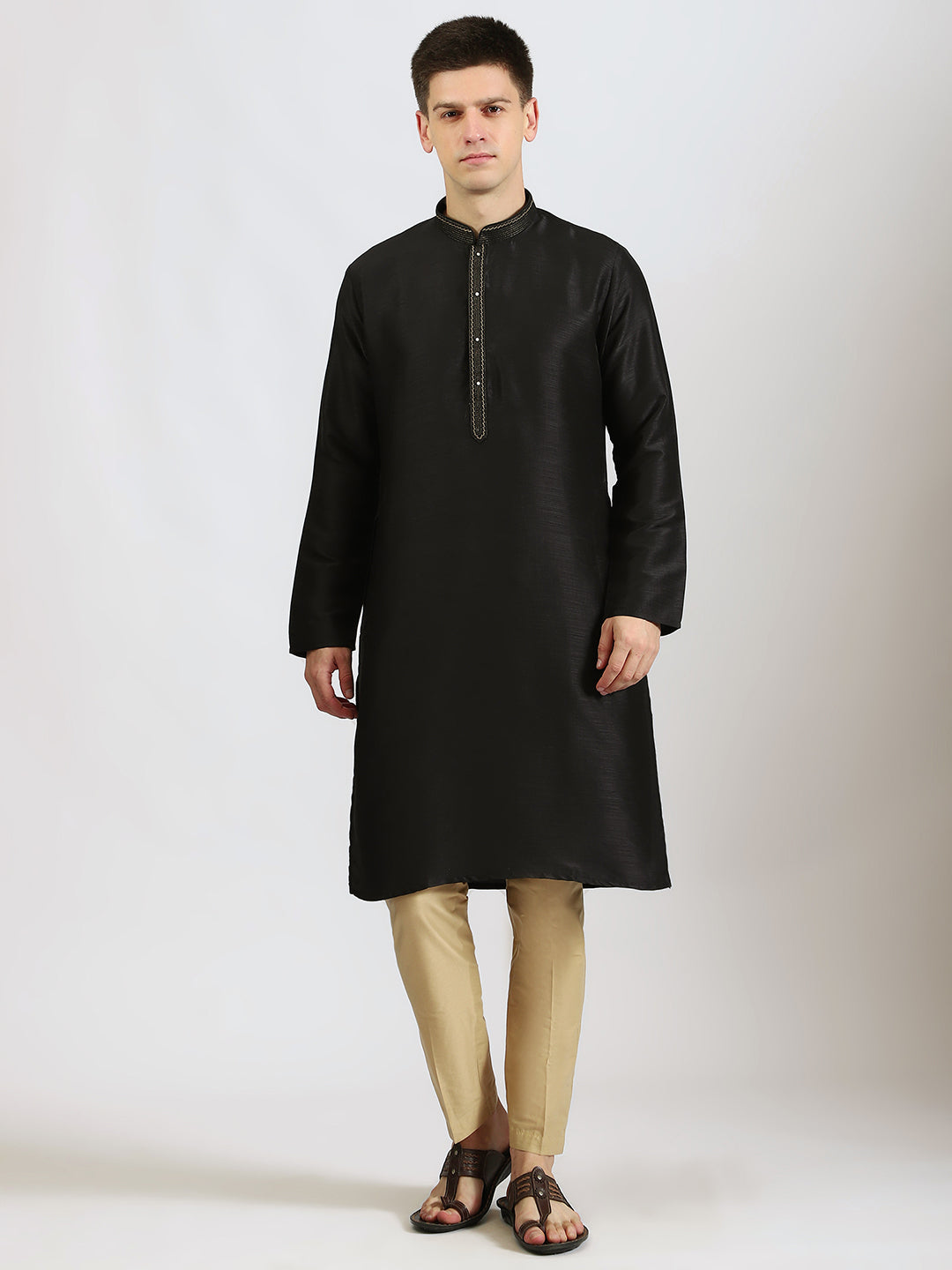 The Classic Black Kurta