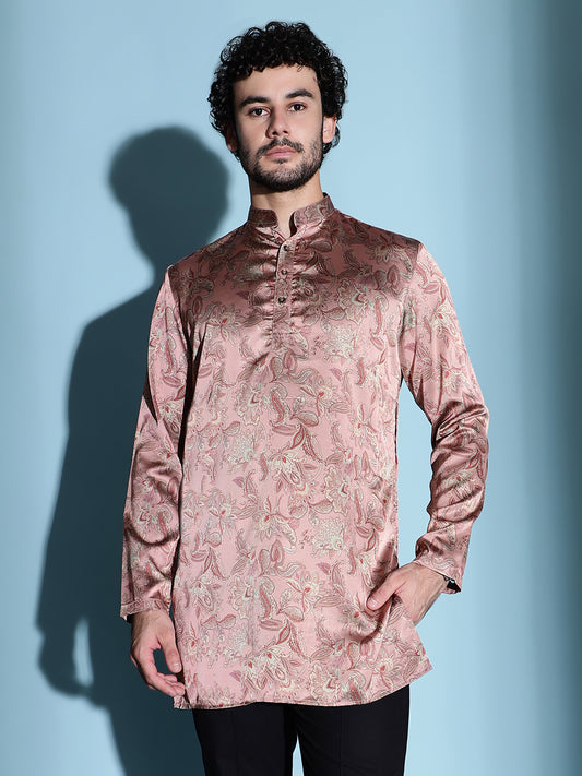 BABY PINK BLOOM KURTA