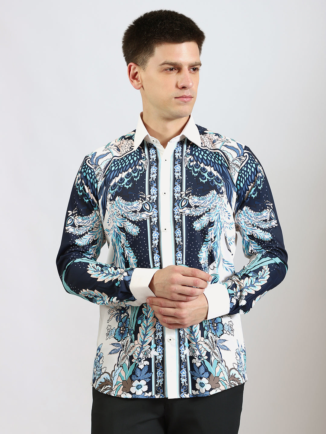 Blue Lagoon Printed Shirt