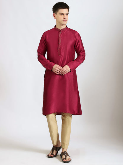 The Classic Maroon Kurta