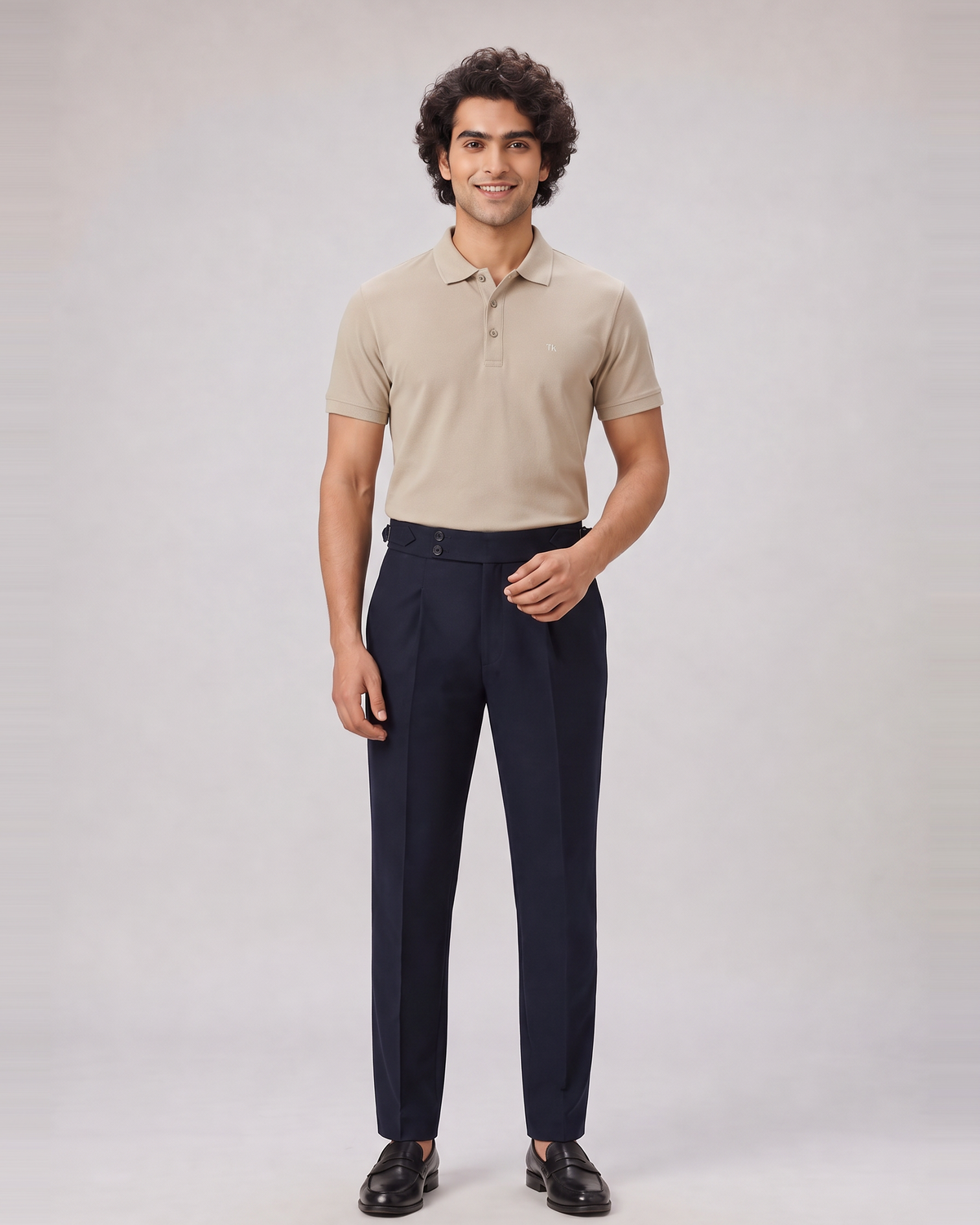 KHAKI EXECUTIVE TUCK-IN POLO