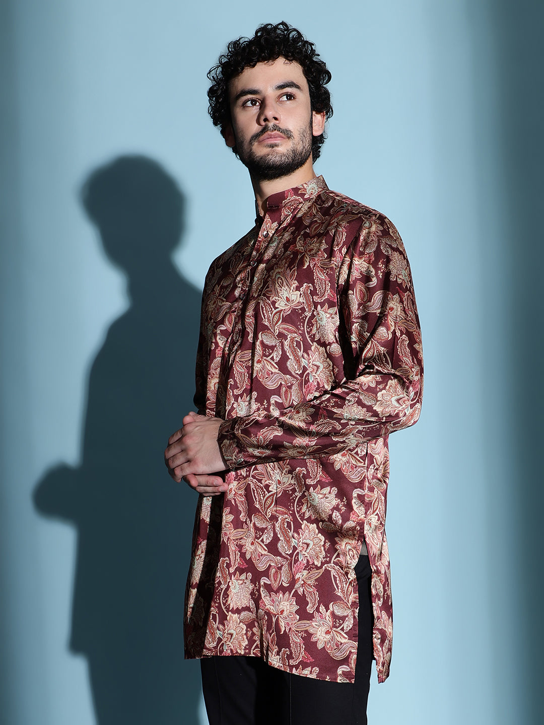 CRIMSON BLOOM KURTA