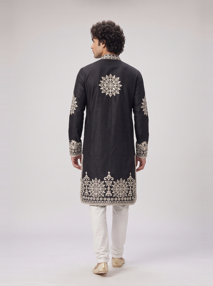 DARK NAVY LIMITED EDITION EMBELLISHED KURTA SET