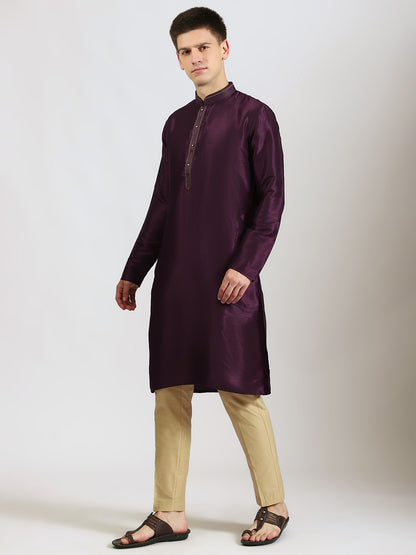 The Classic Deep Purple Kurta