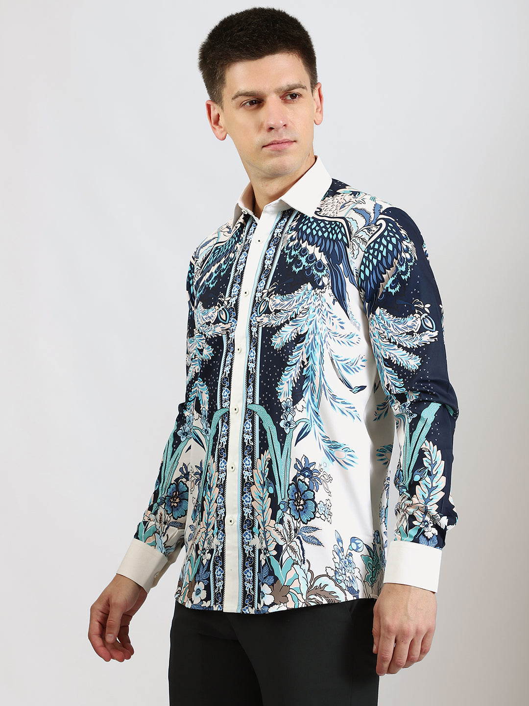 Blue Lagoon Printed Shirt