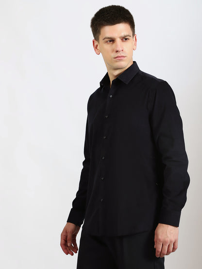 Lightweight Navy Corduroy Shirt
