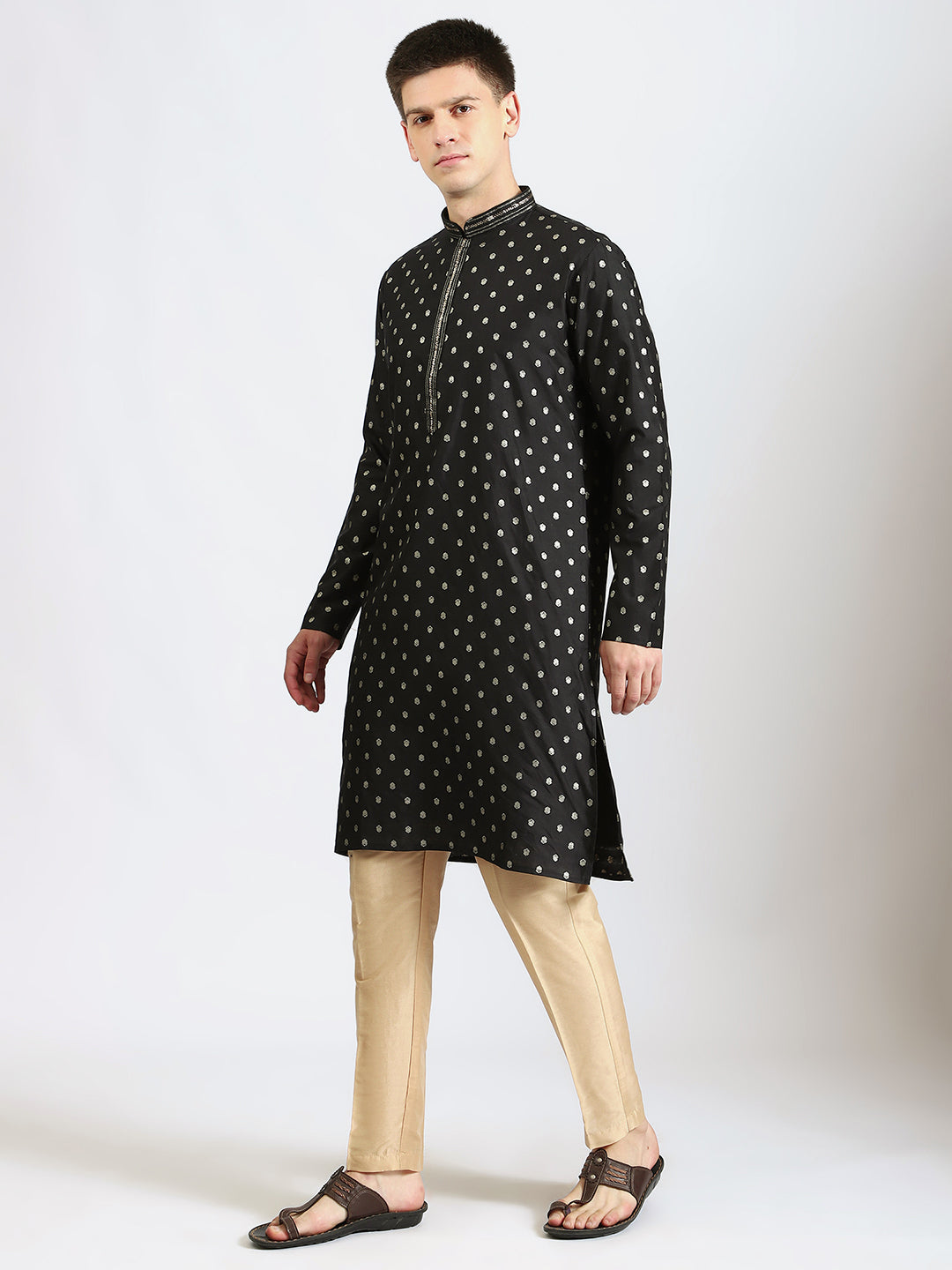 Traditional Black Kurta