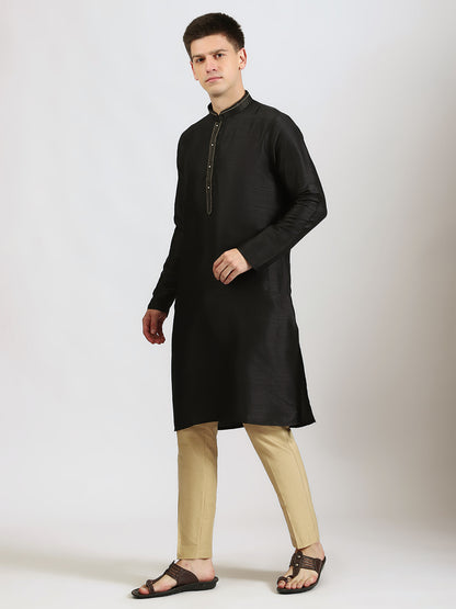 The Classic Black Kurta