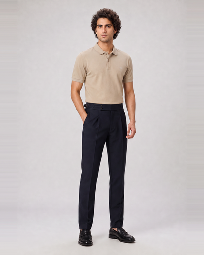 KHAKI EXECUTIVE TUCK-IN POLO