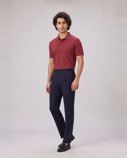 MAROON EXECUTIVE TUCK-IN POLO