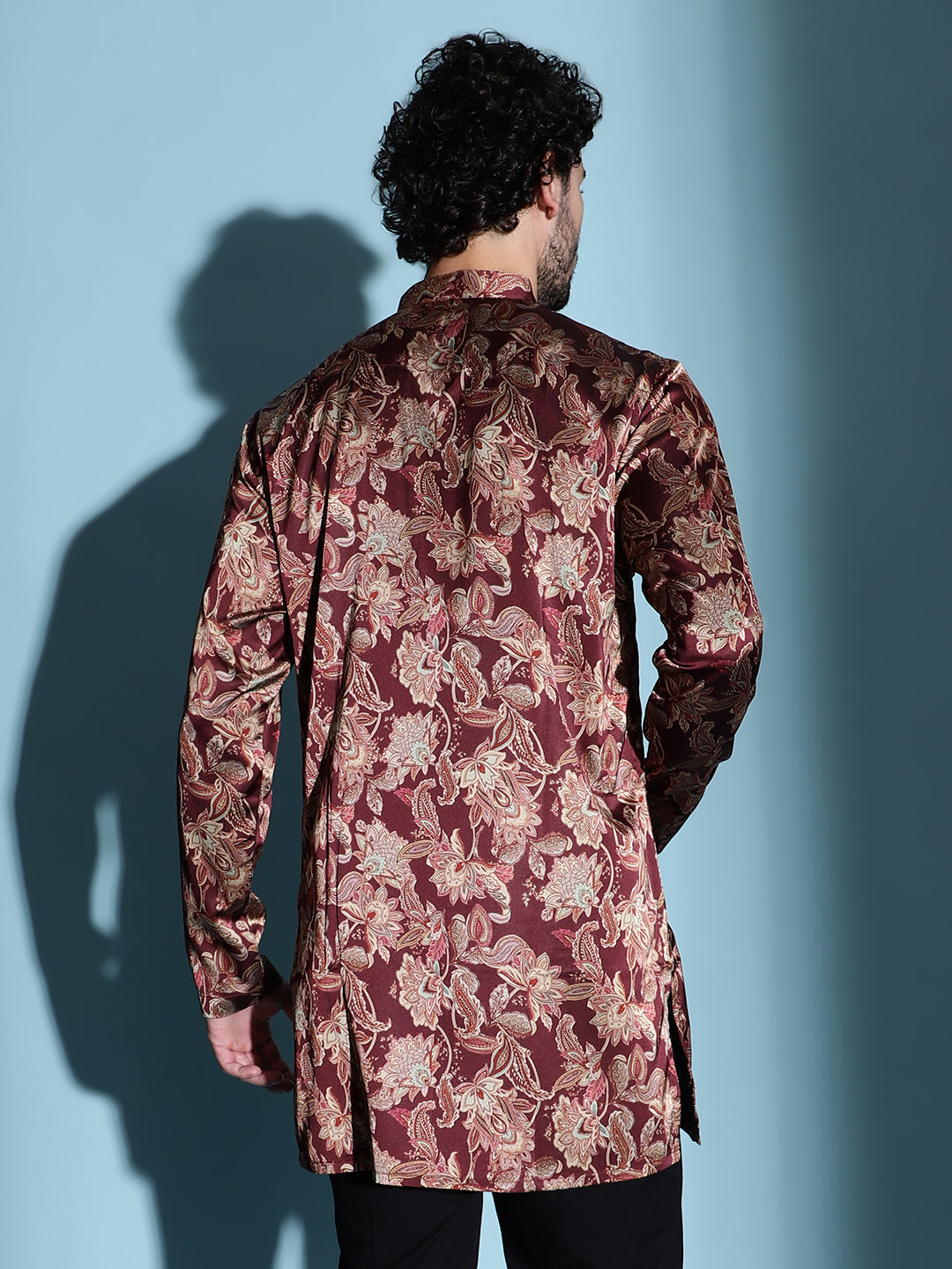 CRIMSON BLOOM KURTA