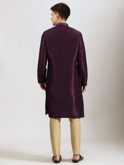 The Classic Deep Purple Kurta
