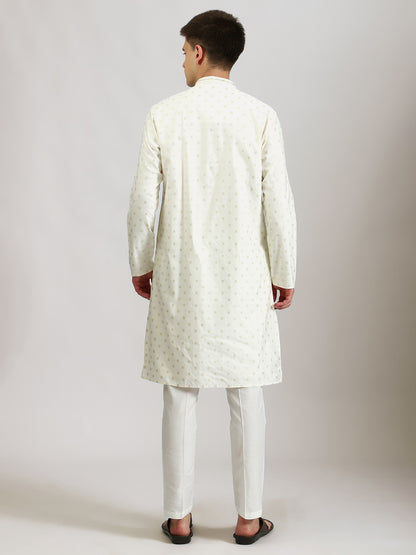 Traditional Off White Kurta