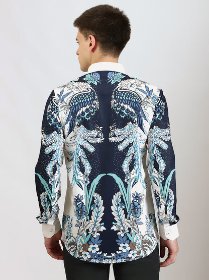 Blue Lagoon Printed Shirt