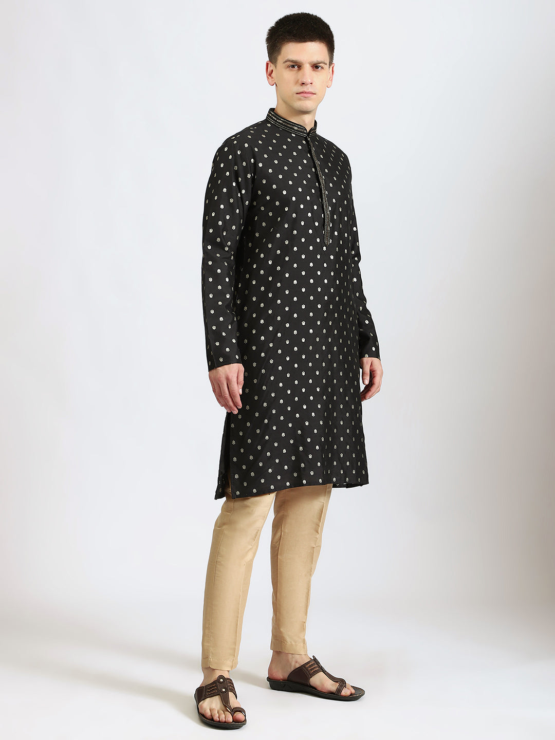Traditional Black Kurta