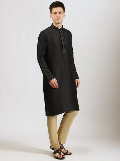 The Classic Black Kurta