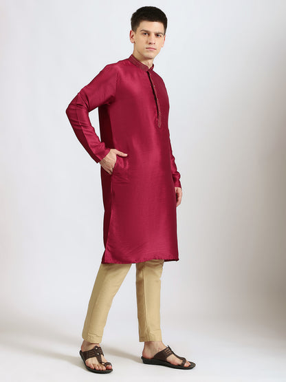 The Classic Maroon Kurta