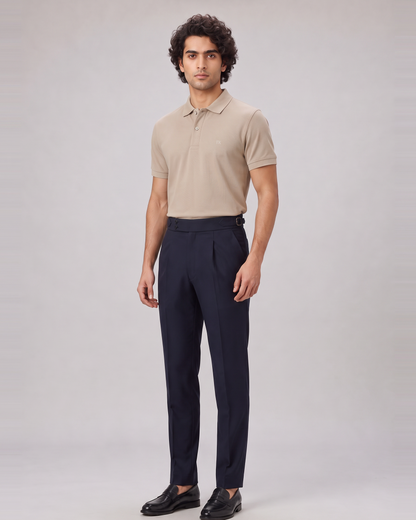 KHAKI EXECUTIVE TUCK-IN POLO