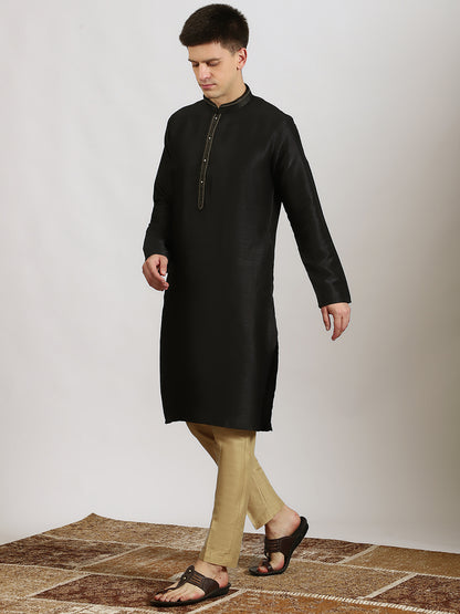 The Classic Black Kurta