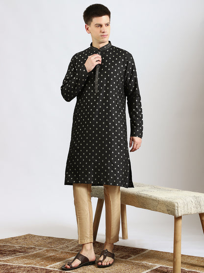 Traditional Black Kurta