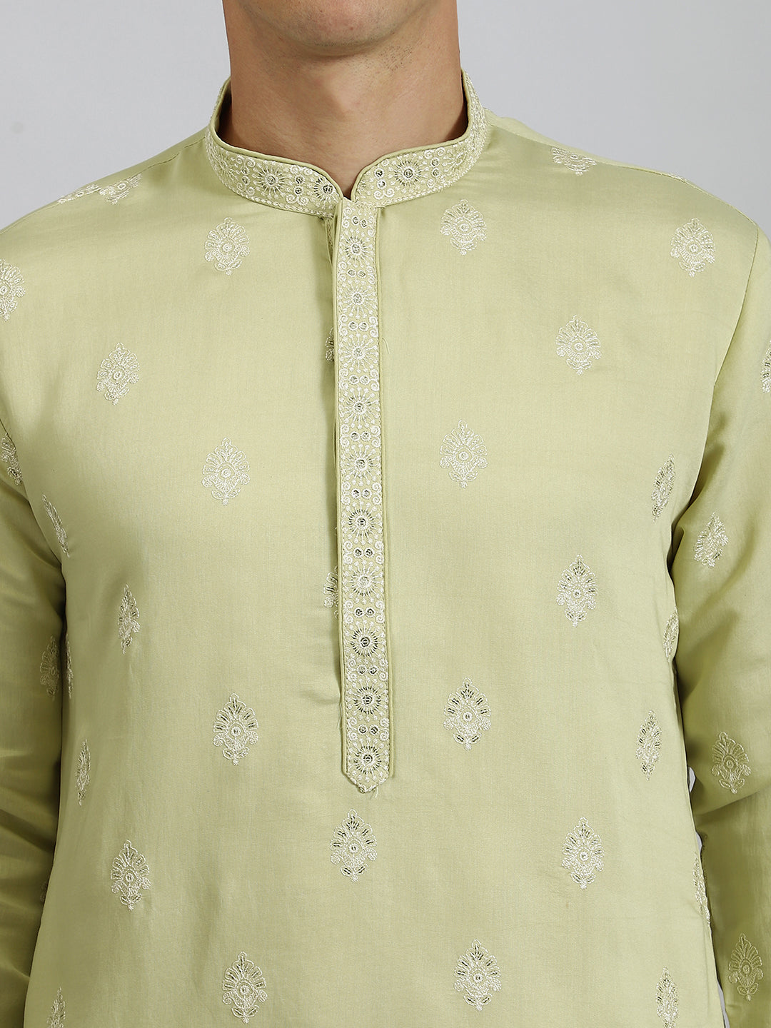 Pastel Green Celebration Kurta