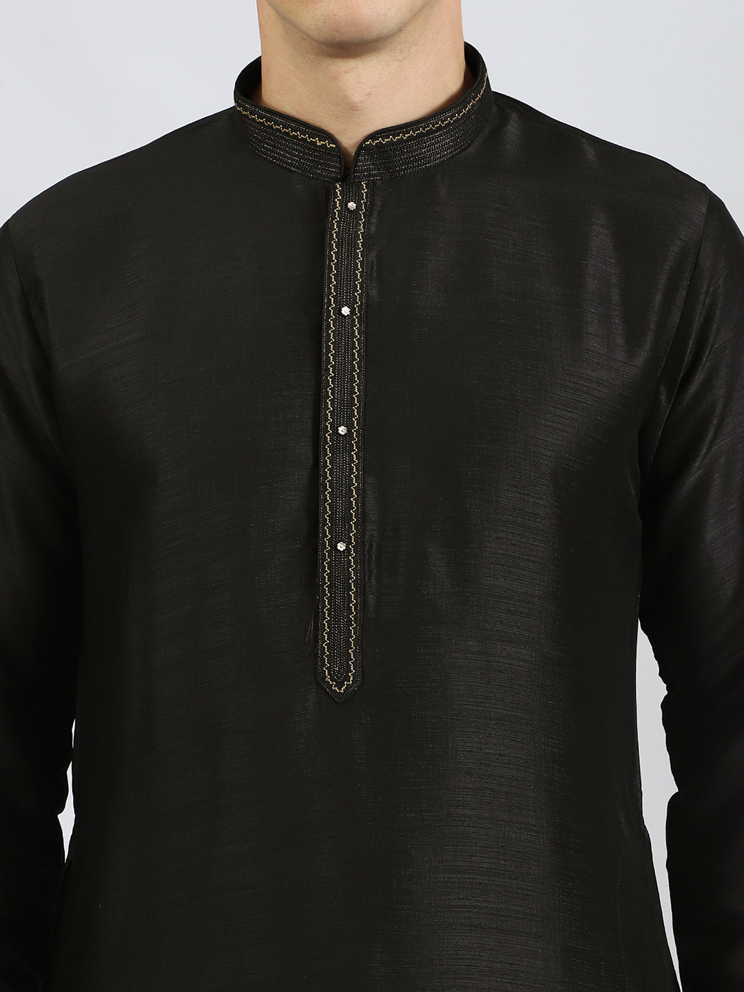 The Classic Black Kurta