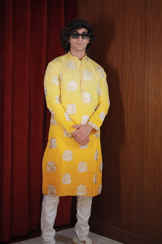 OMBRE YELLOW KURTA