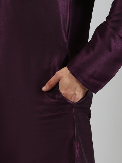 The Classic Deep Purple Kurta