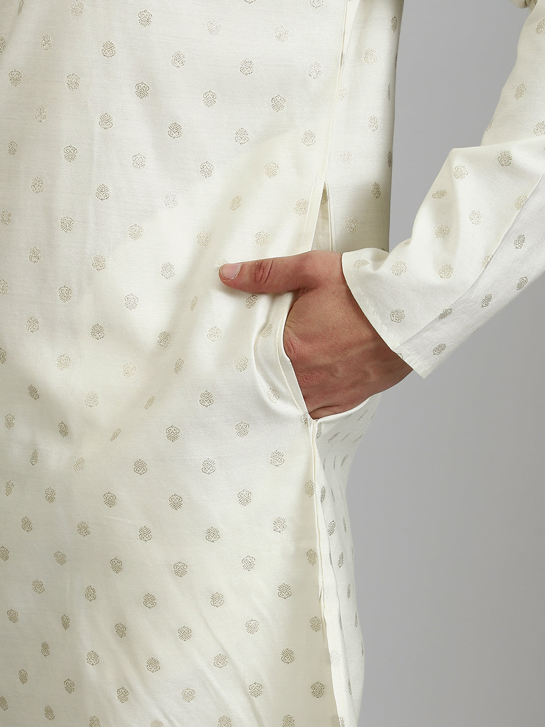 Traditional Off White Kurta