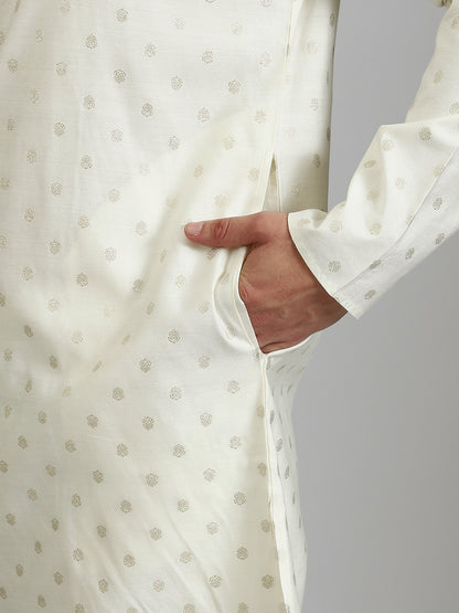 Traditional Off White Kurta