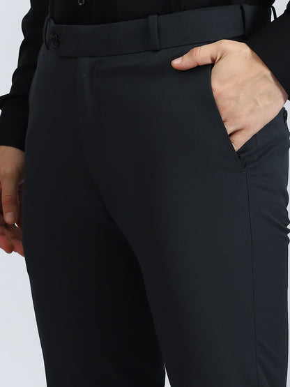 Dark Grey 4-Way Stretch Trousers