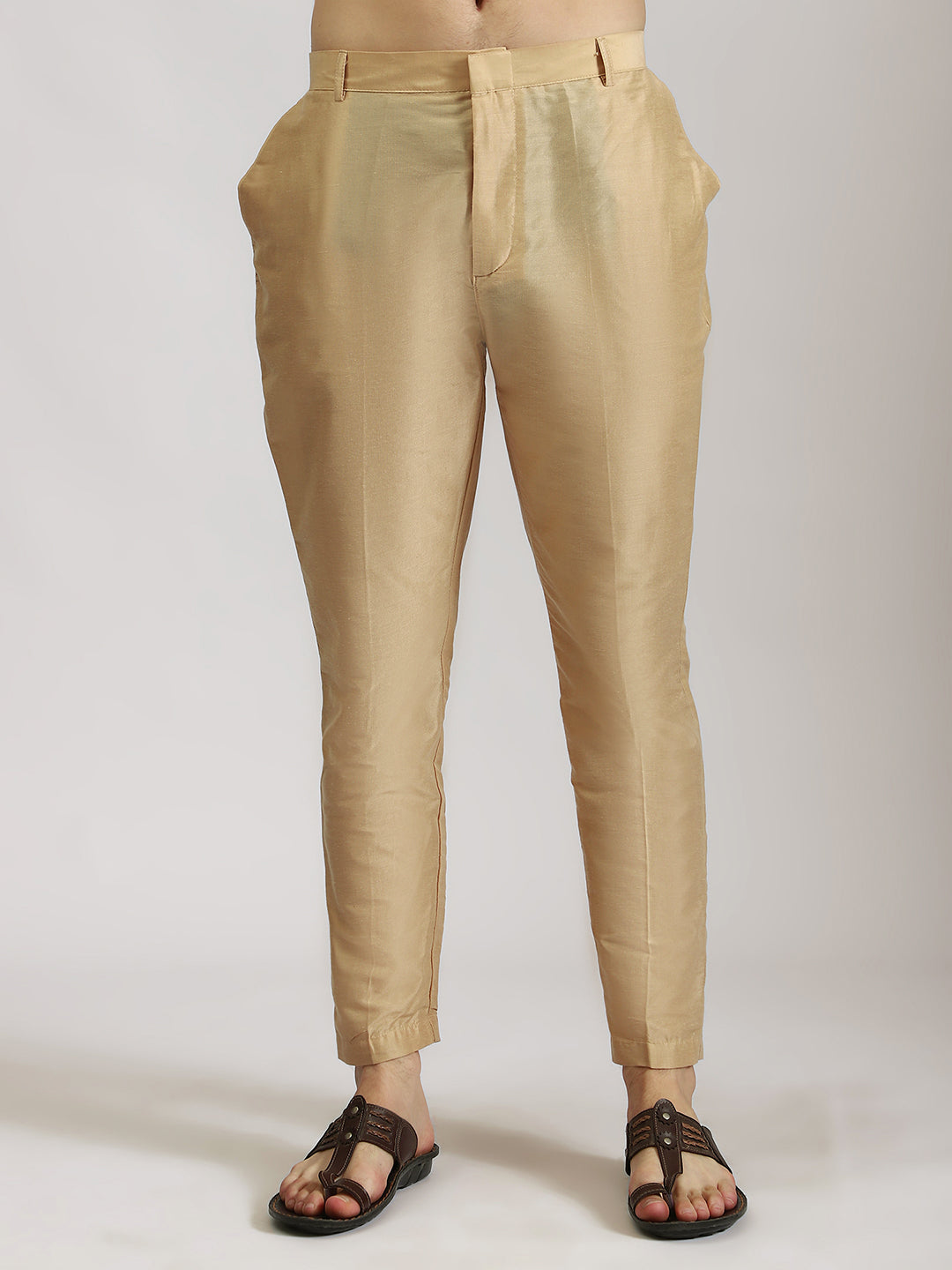 Gold Floral Printed Kurta