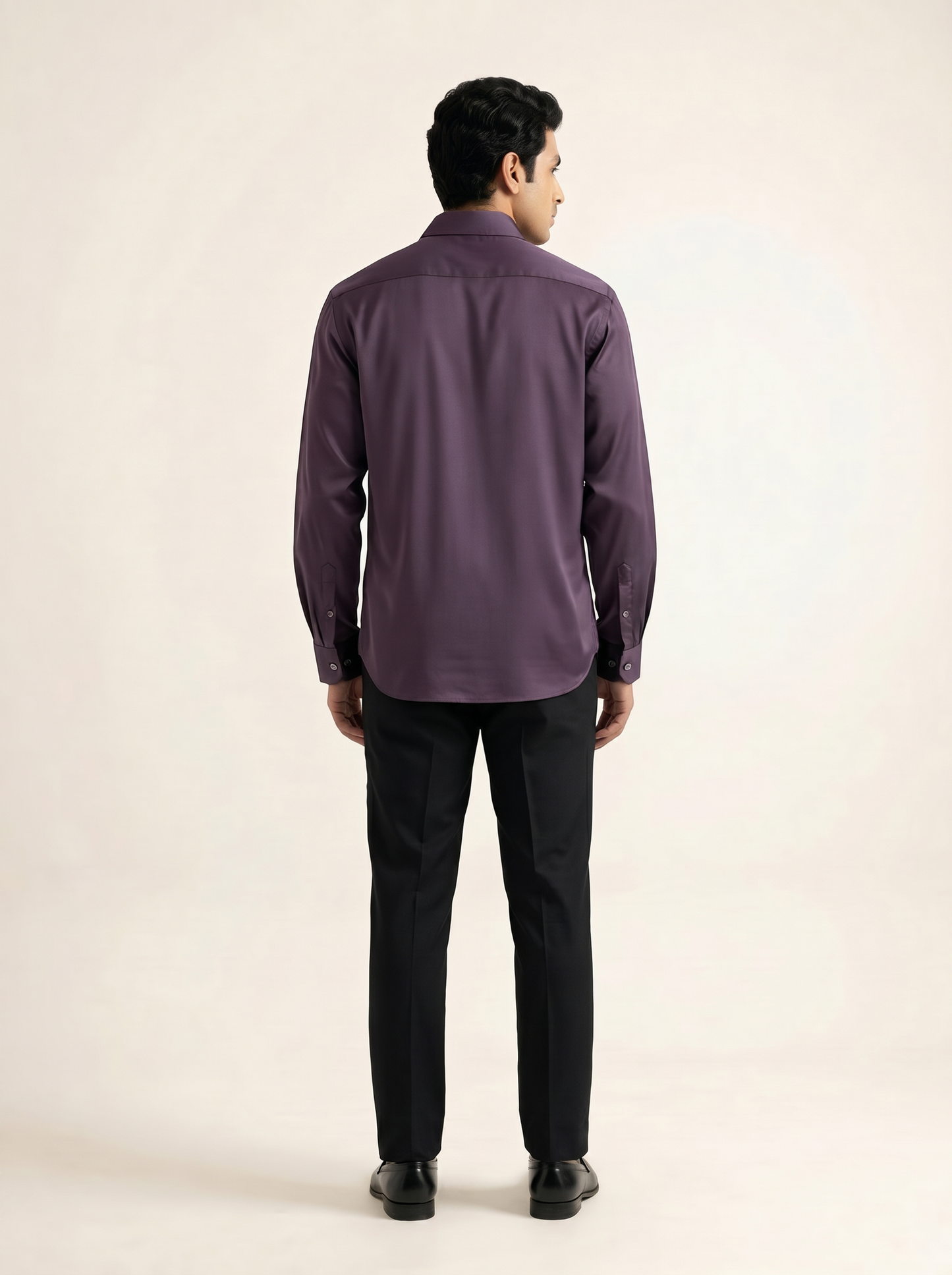 BURGUNDY PREMIUM SATIN SHIRT
