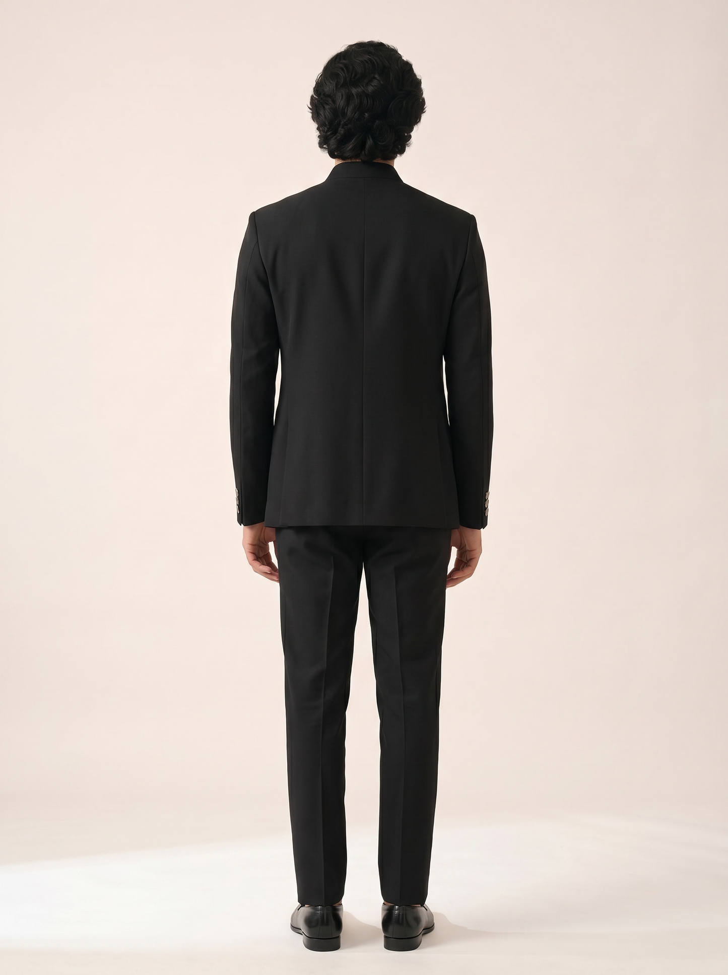 DARK NAVY ICONIC EMBELLISHED BANDHGALA SET
